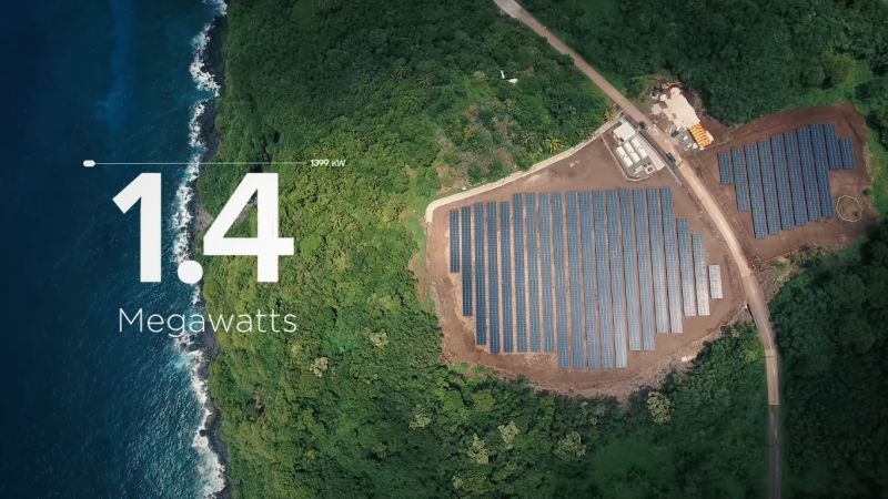 Ilha solar – A Ilha na Samoa Americana movida a energia Solar